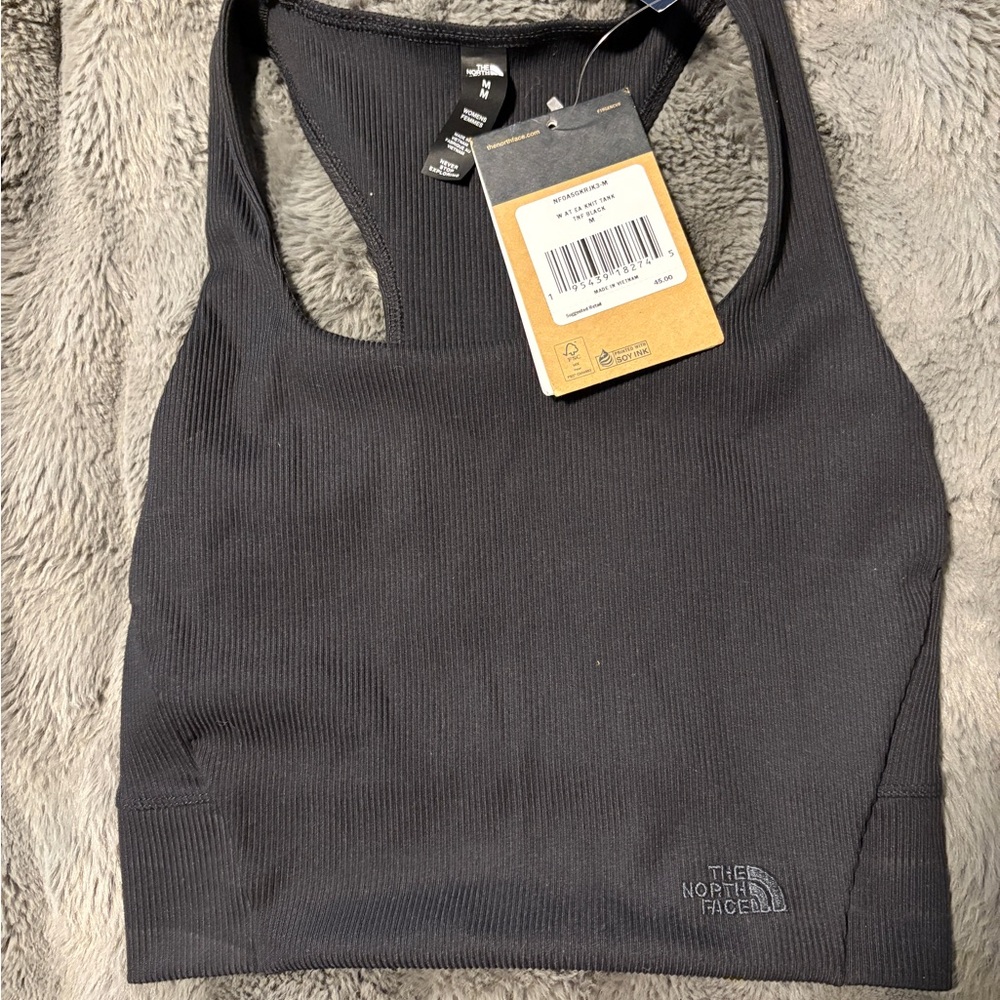 The North Face Charcoal Ribbed Tank Top